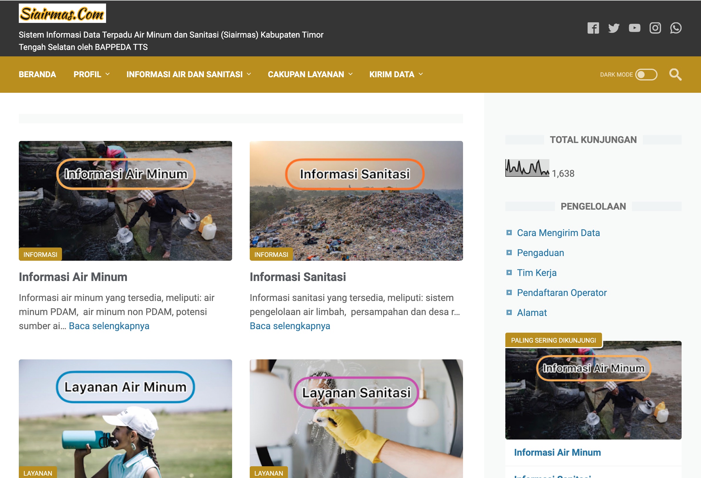 Bappeda TTS Luncurkan Aplikasi Berbasis Website untuk Layanan Air Minum dan Sanitasi